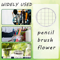 24 шт. сетчатые крышки из нержавеющей стали 304 для стеклянной вазы для посадки растений в воду AJEW-BC0002-18