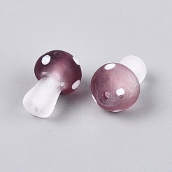 Bereifte handgemachte Bunte Malerei Perlenstränge&nbsp;LAMP-N038-08F