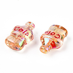 Уф-покрытие прозрачные акриловые бусины PACR-N015-09