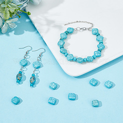 1-рядные окрашенные нити из натурального хаулита G-AR0005-40