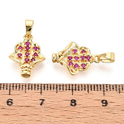 Латунные микро проложить кубического циркония подвески&nbsp;KK-N257-70G