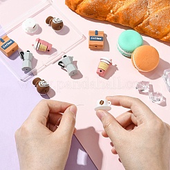 10шт 5 стиля силиконовые бусины&nbsp;SIL-CJ0003-13