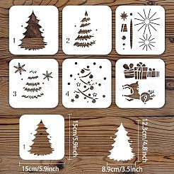 Ensembles de pochoirs de peinture en plastique&nbsp;DIY-WH0172-861