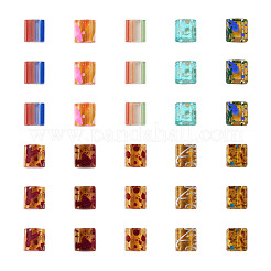 200 шт. 10 вида прозрачных стеклянных бусин SEED-CD0001-05