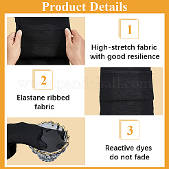 Хлопчатобумажная ткань в рубчик AJEW-WH20006-261B