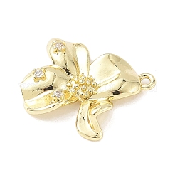 Латунные микропаве прозрачные подвески с фианитом&nbsp;LS-KK-Z106-01G-01