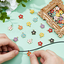 40 шт. 8 цвета экологически чистые подвески из цинкового сплава&nbsp;ENAM-DC0001-90