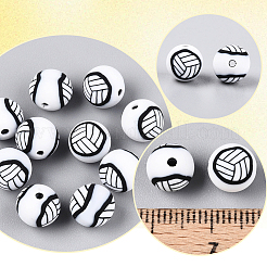 200шт бусины из полимерной глины ручной работы&nbsp;CLAY-SC0002-51A