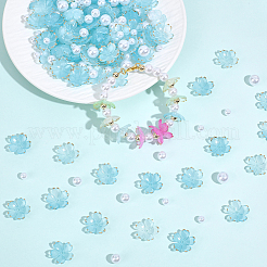 120 bouchons de perles en acrylique.&nbsp;OACR-PA0002-13B