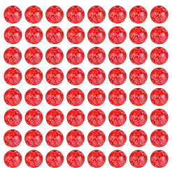 80 pieza de cuentas de lampwork transparentes hechas a mano&nbsp;FIND-TAD0001-04D