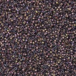MIYUKIデリカビーズ  シリンダー  日本製シードビーズ  11/0  （db1056)マットメタリックトープゴールドアイリス  1.3x1.6mm  穴：0.8mm  約2000個/10g&nbsp;X-SEED-J020-DB1056