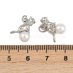 Латунные микро проложить кубического циркония подвески KK-A269-14P