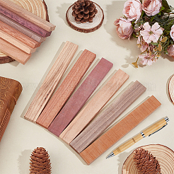 12 Stück 6 Farben Holzbrett&nbsp;DIY-BC0017-36