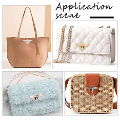 6 шт. 6-цветные застежки-защелки для сумок из цинкового сплава с поворотным замком FIND-PH0007-29