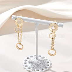 Серьги-гвоздики с кисточками из нержавеющей стали 304&nbsp;EJEW-JE06883