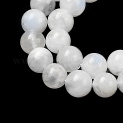 2 нити натуральных радужных бусин из лунного камня G-ME0001-07