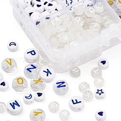 Kit fai da te per la creazione di braccialetti con lettere e perline&nbsp;DIY-YW0004-29