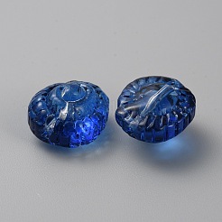 Perle di vetro trasparente&nbsp;GLAA-WH0038-19D