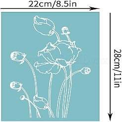 Самоклеящийся трафарет для шелкографии DIY-WH0173-035