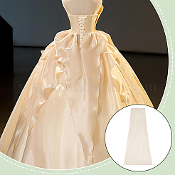 Замена заднего щитка женского свадебного платья&nbsp;DIY-WH0159-50B