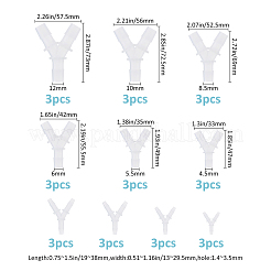 30 шт. 10 стиля пластиковый Y-образный трехходовой пагодный разделитель воды&nbsp;FIND-FH0016-87