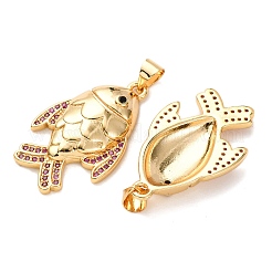 Латунные микро проложить кубического циркония подвески&nbsp;KK-K408-61G-01