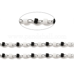 Chaînes perlées de colonne de graines de verre&nbsp;CHS-B004-05P