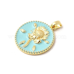 Латунь эмаль подвески&nbsp;KK-I378-11G