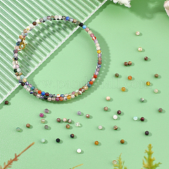 5 нити натуральных смешанных каменных бусин&nbsp;G-AR0004-52