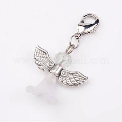 Стеклянные подвески в тибетском стиле HJEW-JM00190