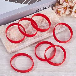 10шт. силиконовый шнур-браслет со словом BJEW-CN0001-04B