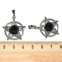 Природные подвески обсидиана&nbsp;G-P517-01P-05