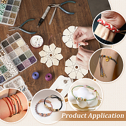 3 шт. 3 стиля деревянные 7 подставки для браслетов дружбы ODIS-PH0001-89