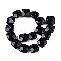 Синтетический синий авантюрин бисер нитей G-T138-166