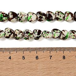 Нити из синтетических бирюзовых бусин&nbsp;TURQ-P002-01A-02