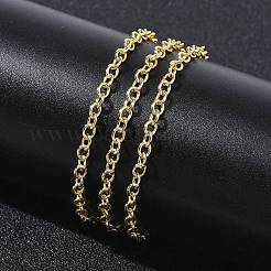 Colliers à chaîne en laiton de 2.7 mm pour femmes&nbsp;KK-CBA2293-07G