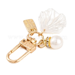 Симпатичная форма ракушки и круглая подвеска из АБС-пластика HJEW-L028-01G