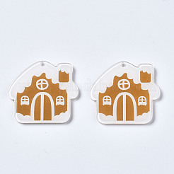 Прозрачные акриловые подвески с принтом KY-S163-337