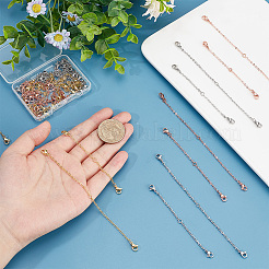 30 шт. 6 стиля двойных карабинов из нержавеющей стали 304&nbsp;STAS-PH0004-97