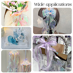 8 рулон 8-цветной радужной переливающейся лазерной полиэстеровой ленты OCOR-PH0004-27