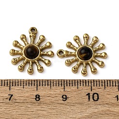 Природных тигровый глаз подвески STAS-P406-02G