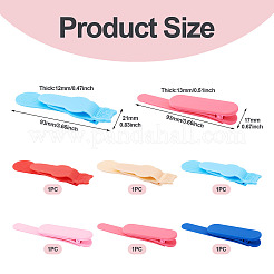 6шт. 6 вида пластиковых закладок-зажимов AJEW-TA0002-02