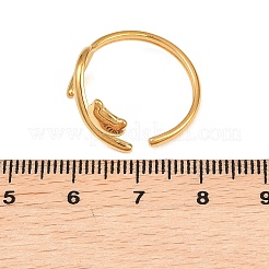 Кольца-манжеты из нержавеющей стали 304 для женщин&nbsp;RJEW-Z134-01G-02