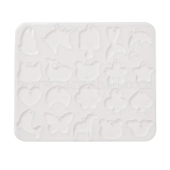 Moule en silicone pour boucles d'oreilles et pendentifs d'animaux&nbsp;X1-DIY-Q033-04B