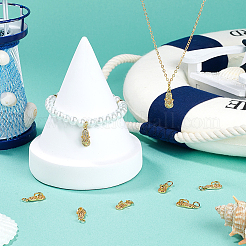 8шт латунные подвески с микропаве и кубическим цирконием&nbsp;RB-BBC0001-02