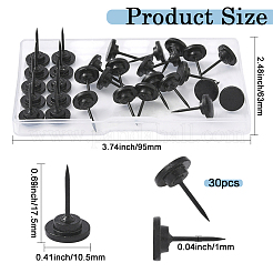 30 шт. канцелярские кнопки из цинкового сплава&nbsp;FIND-WH20033-036EB