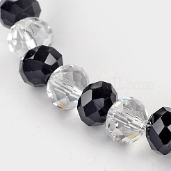 Граненый Abacus стекла бисерные браслеты простирания&nbsp;BJEW-J172-03