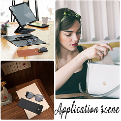 5шт 5-цветный прямоугольный чехол для очков из искусственной кожи&nbsp;AJEW-CN0005-39