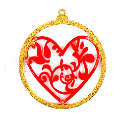 Силиконовые Молды для большой подвески на новогоднюю тематику&nbsp;DIY-L067-B06