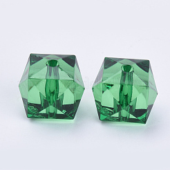 Прозрачные акриловые бусины TACR-Q259-10mm-V17